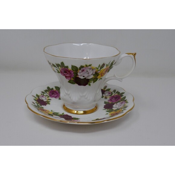 Royal Imperial Summer Time Bone China Tea Cup & Saucer - Picture 3 of 11
